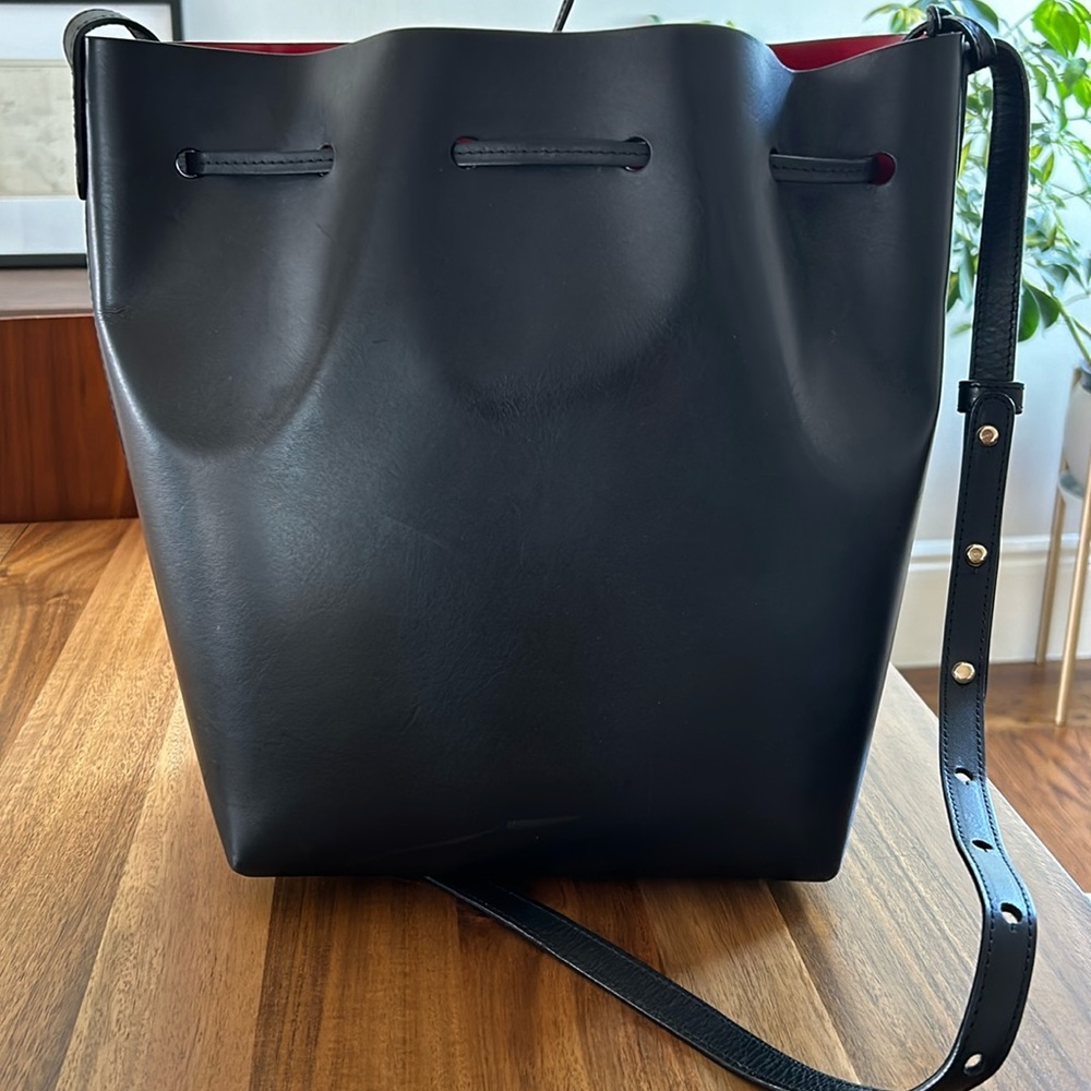 Mansur Gavriel Large Bucket Bag Black